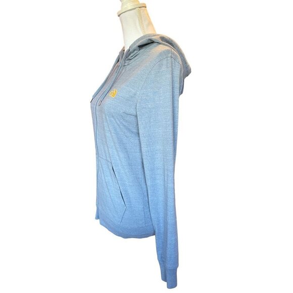 The North Face Womens Full Zip Hoodie Size M Blue Lightweight Standard Fit - Picture 7 of 11